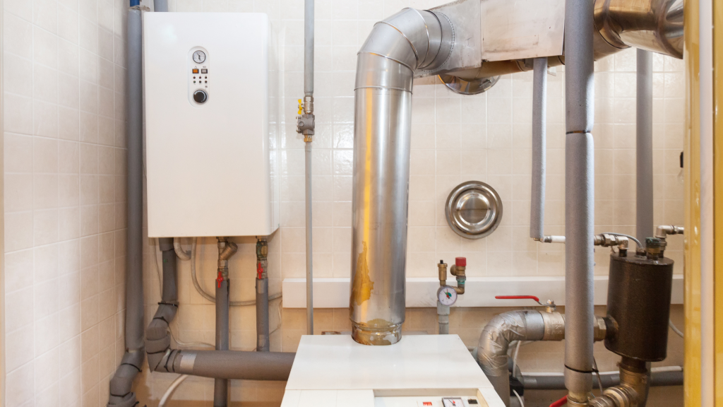 gas safe certified boiler in Lancing